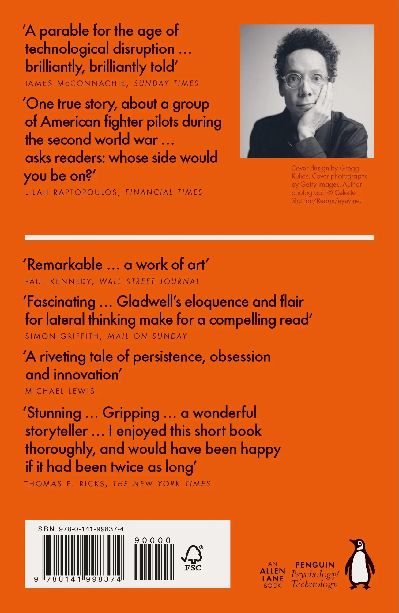 Rückseite: 9780141998374 | The Bomber Mafia | A Tale of Innovation and Obsession | Gladwell | XIV