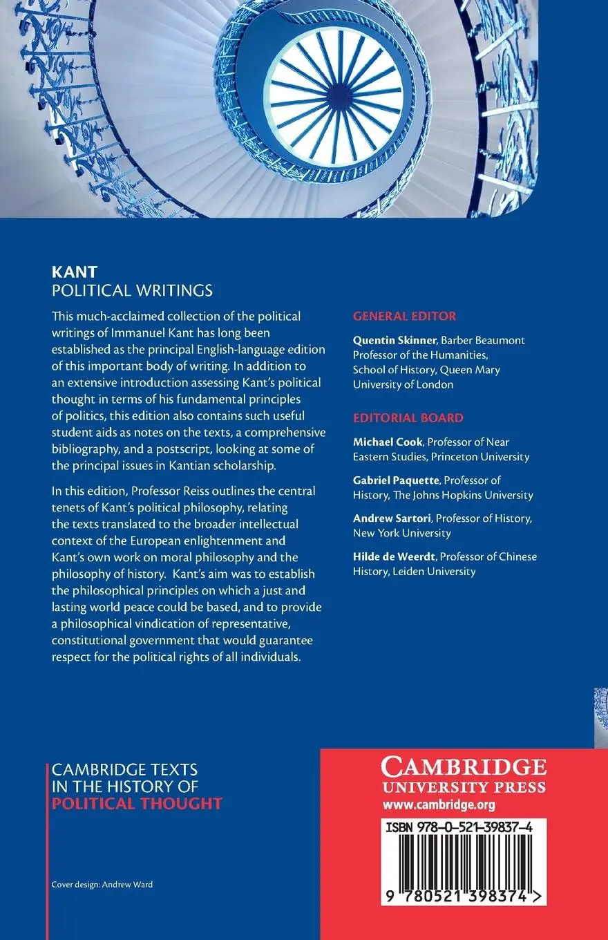 Rückseite: 9780521398374 | Kant | Political Writings | Immanuel Kant | Taschenbuch | Englisch