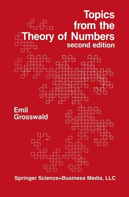 Bild: 9780817648374 | Topics from the Theory of Numbers | Emil Grosswald | Taschenbuch | xv
