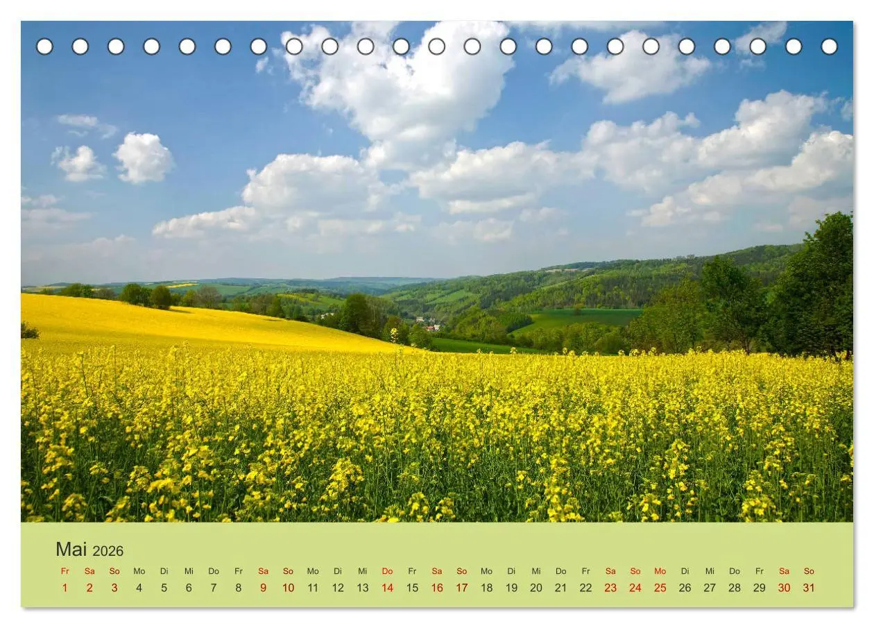 Bild: 9783457678374 | Das Erzgebirge Welterbe und Natur (Tischkalender 2026 DIN A5 quer),...