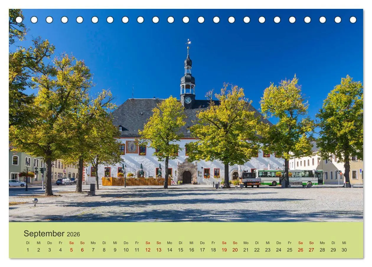 Bild: 9783457678374 | Das Erzgebirge Welterbe und Natur (Tischkalender 2026 DIN A5 quer),...