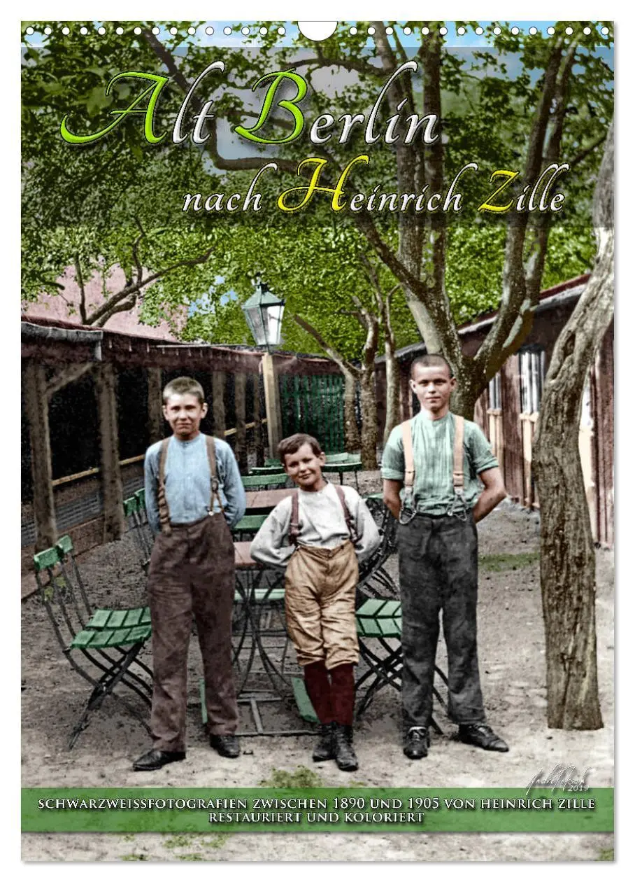 Cover: 9783516388374 | Alt Berlin nach Heinrich Zille in Farbe (Wandkalender 2026 DIN A3...