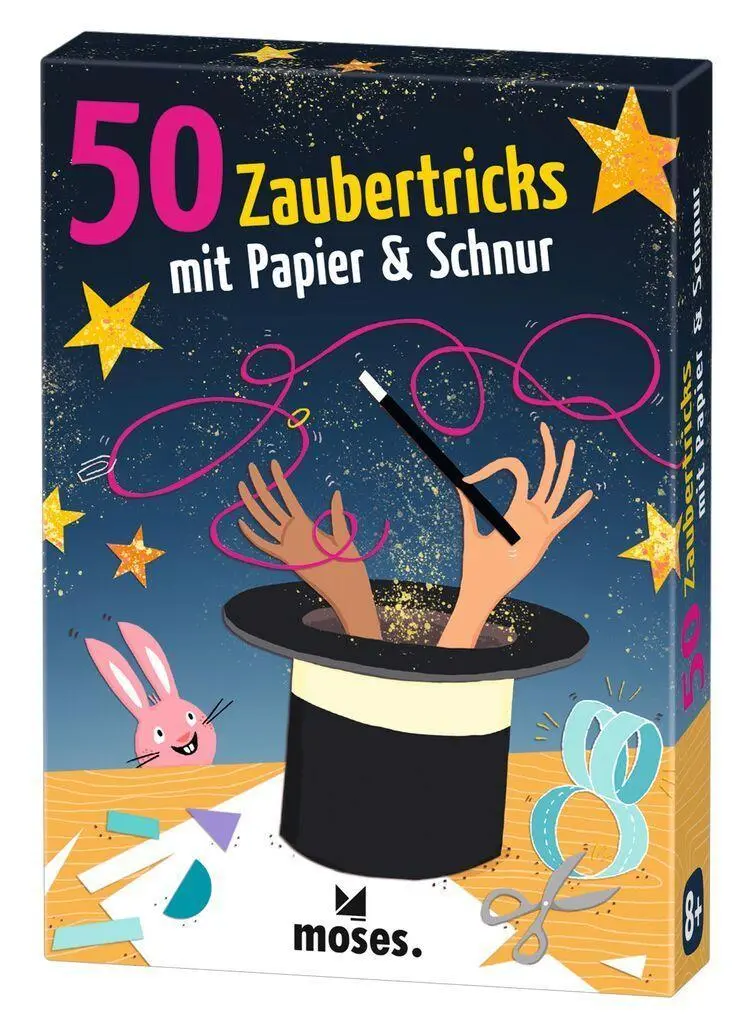 Cover: 4033477098474 | 50 Zaubertricks mit Papier und Schnur | Carola von Kessel | Spiel