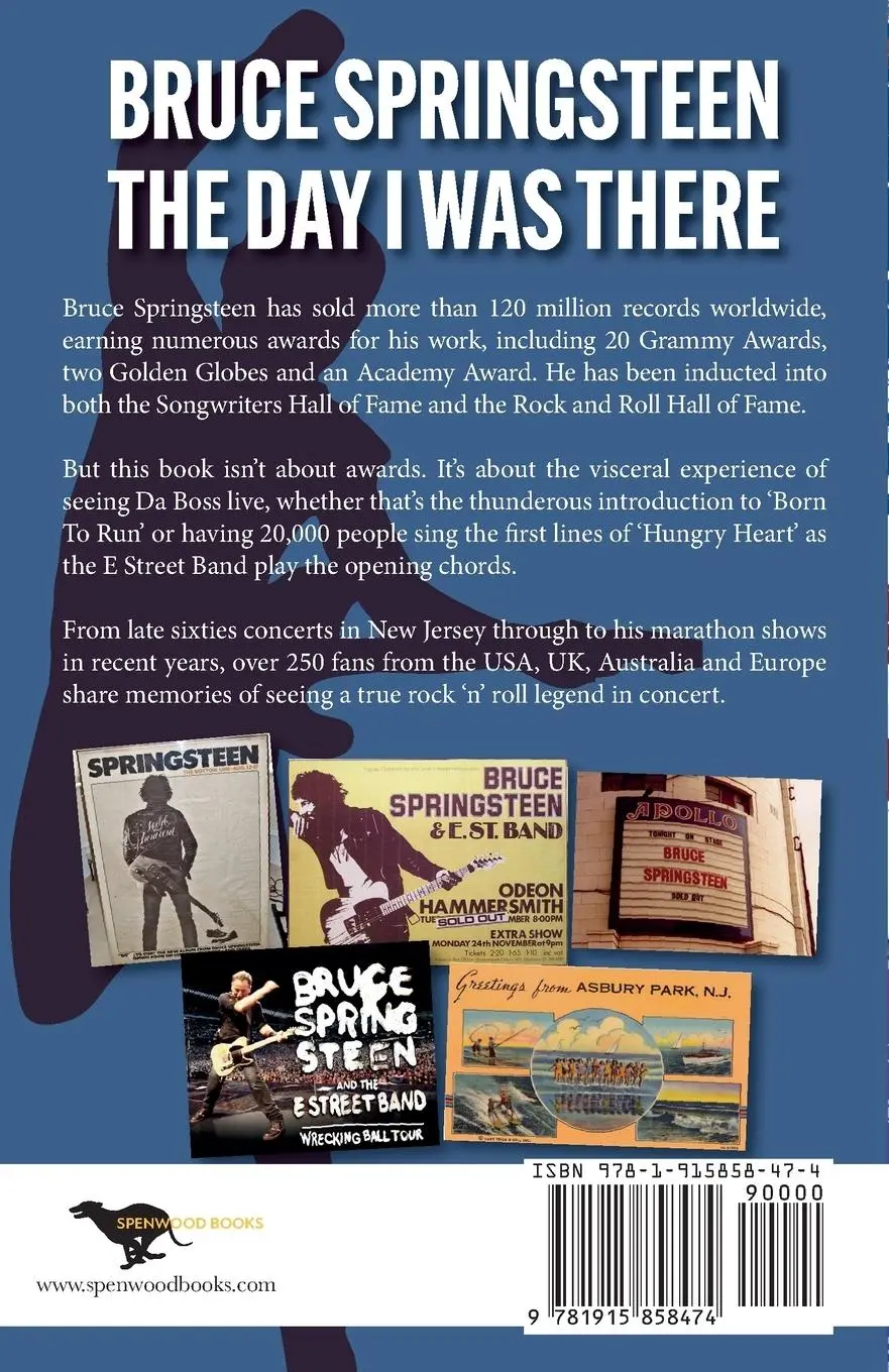 Rückseite: 9781915858474 | Bruce Springsteen - The Day I Was There | Neil Cossar | Taschenbuch
