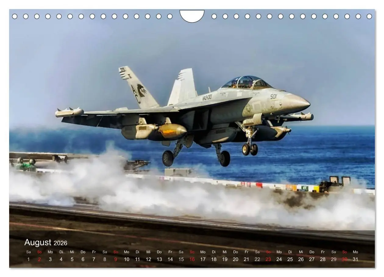 Bild: 9783516068474 | Luftwaffe. Kampfflugzeuge der USA (Wandkalender 2026 DIN A4 quer),...