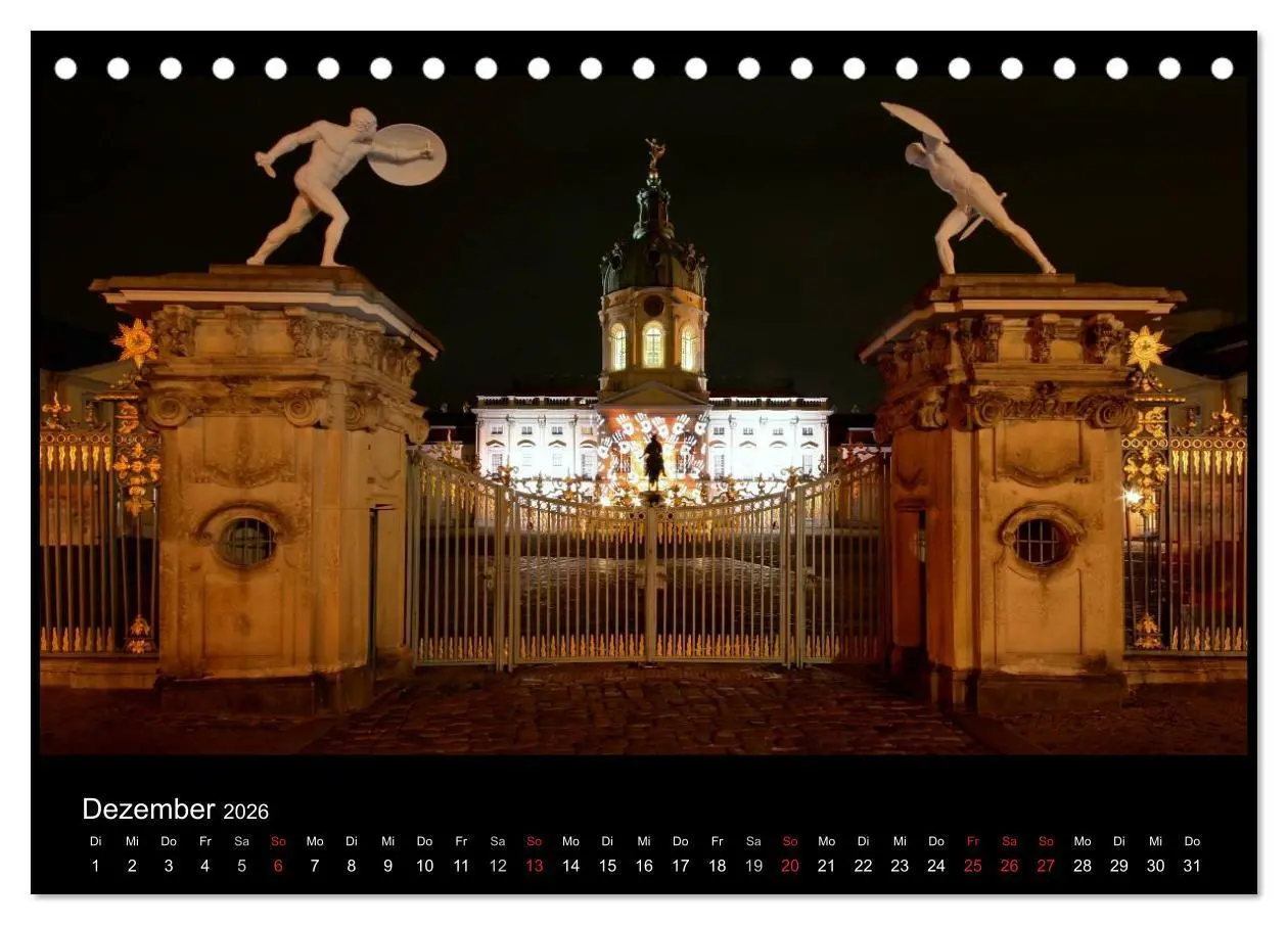 Bild: 9783516208474 | Berlin bei Nacht 2026 (Tischkalender 2026 DIN A5 quer), CALVENDO...
