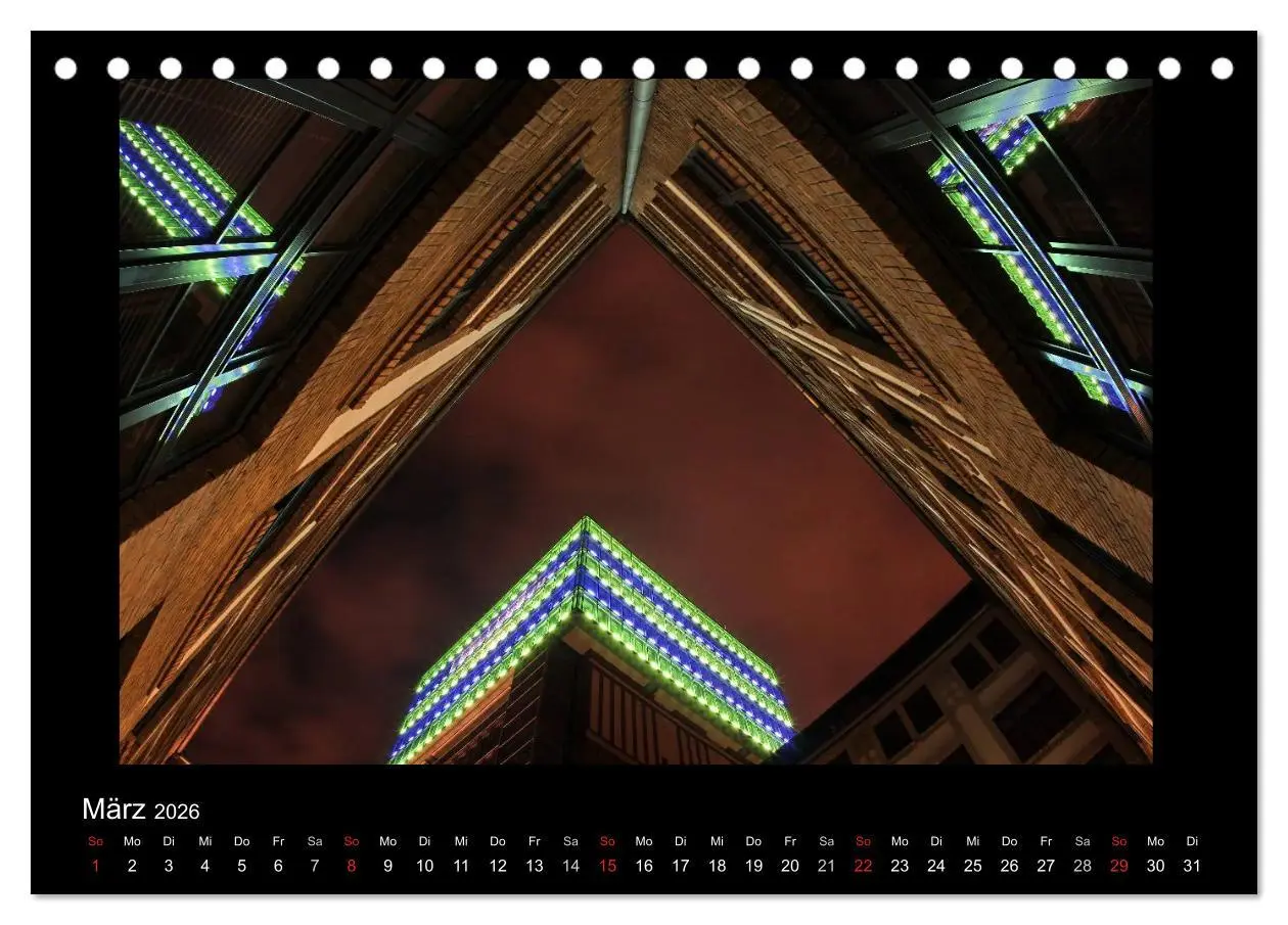 Bild: 9783516208474 | Berlin bei Nacht 2026 (Tischkalender 2026 DIN A5 quer), CALVENDO...