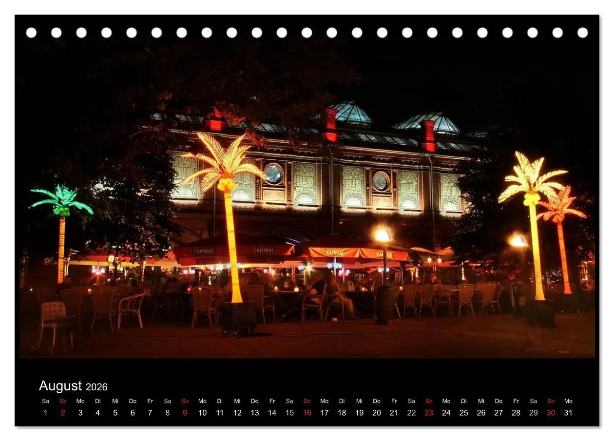 Bild: 9783516208474 | Berlin bei Nacht 2026 (Tischkalender 2026 DIN A5 quer), CALVENDO...