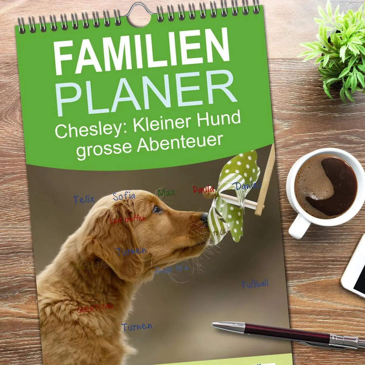 Bild: 9783516518474 | Familienplaner 2026 - Chesley Kleiner Hund grosse Abenteuer mit 5...