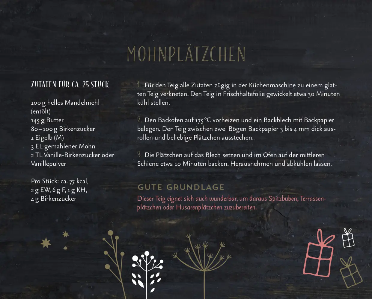Bild: 9783898838474 | Low Carb Weihnachtsbacken | Petra Hola-Schneider | Kalender | 50 S.