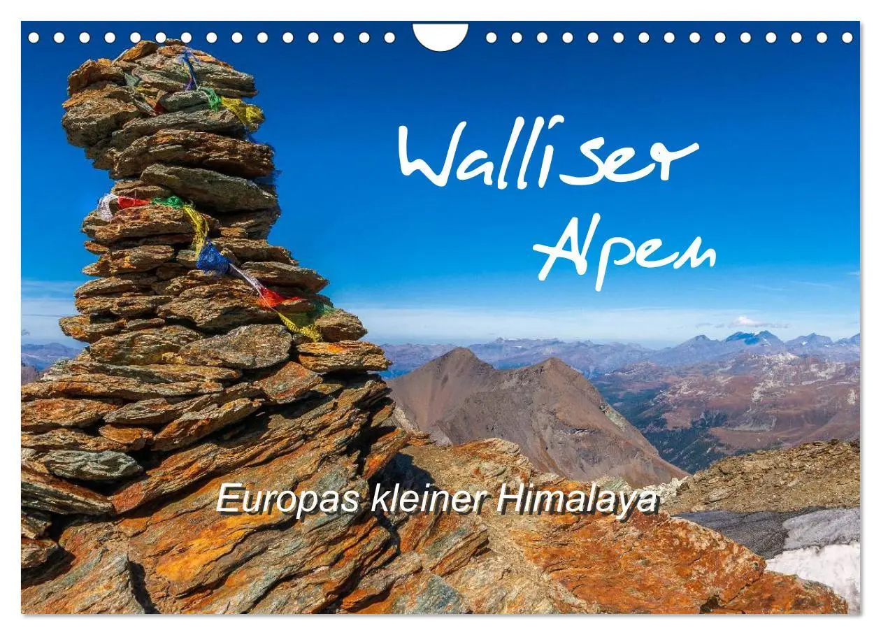 Cover: 9783435498574 | Walliser Alpen ¿ Europas »kleiner« Himalaya (Wandkalender 2025 DIN...
