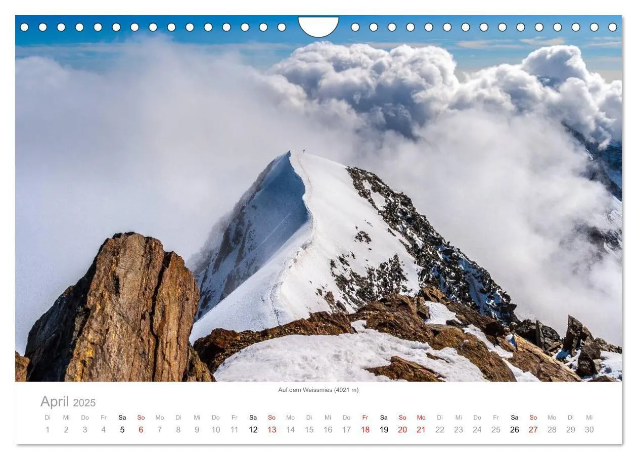 Bild: 9783435498574 | Walliser Alpen - Europas »kleiner« Himalaya (Wandkalender 2025 DIN...