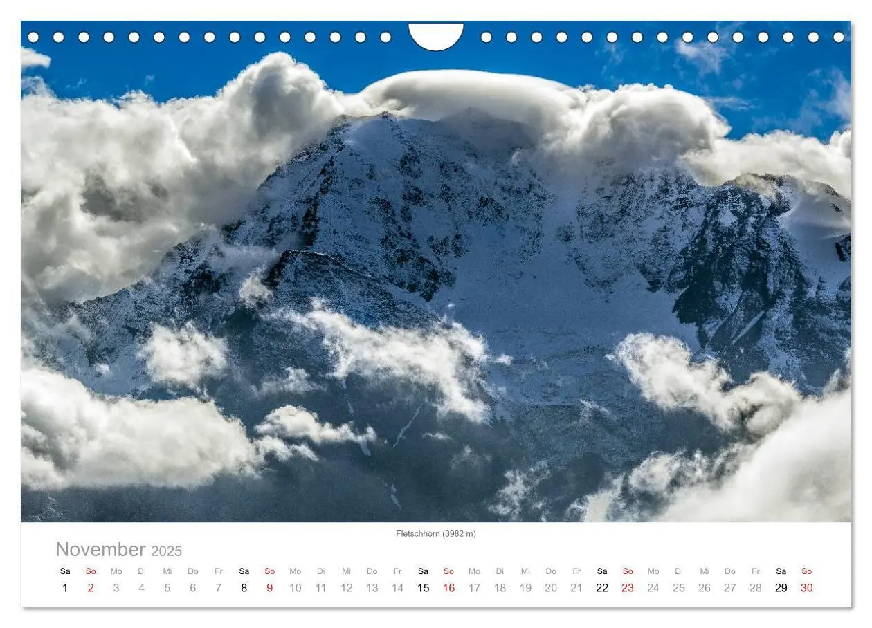 Bild: 9783435498574 | Walliser Alpen - Europas »kleiner« Himalaya (Wandkalender 2025 DIN...