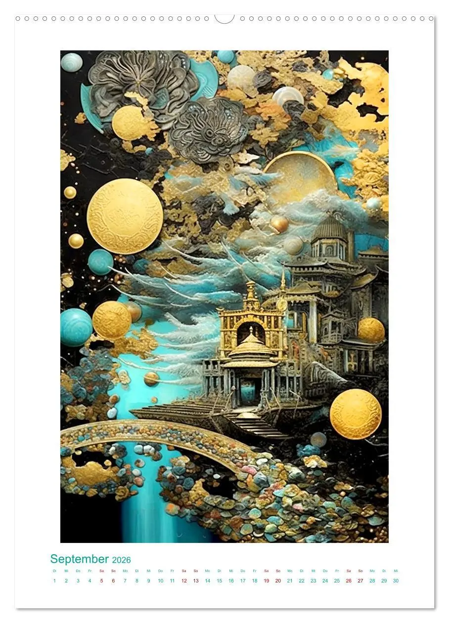 Bild: 9783516298574 | Farbensinfonie (Wandkalender 2026 DIN A2 hoch), CALVENDO...