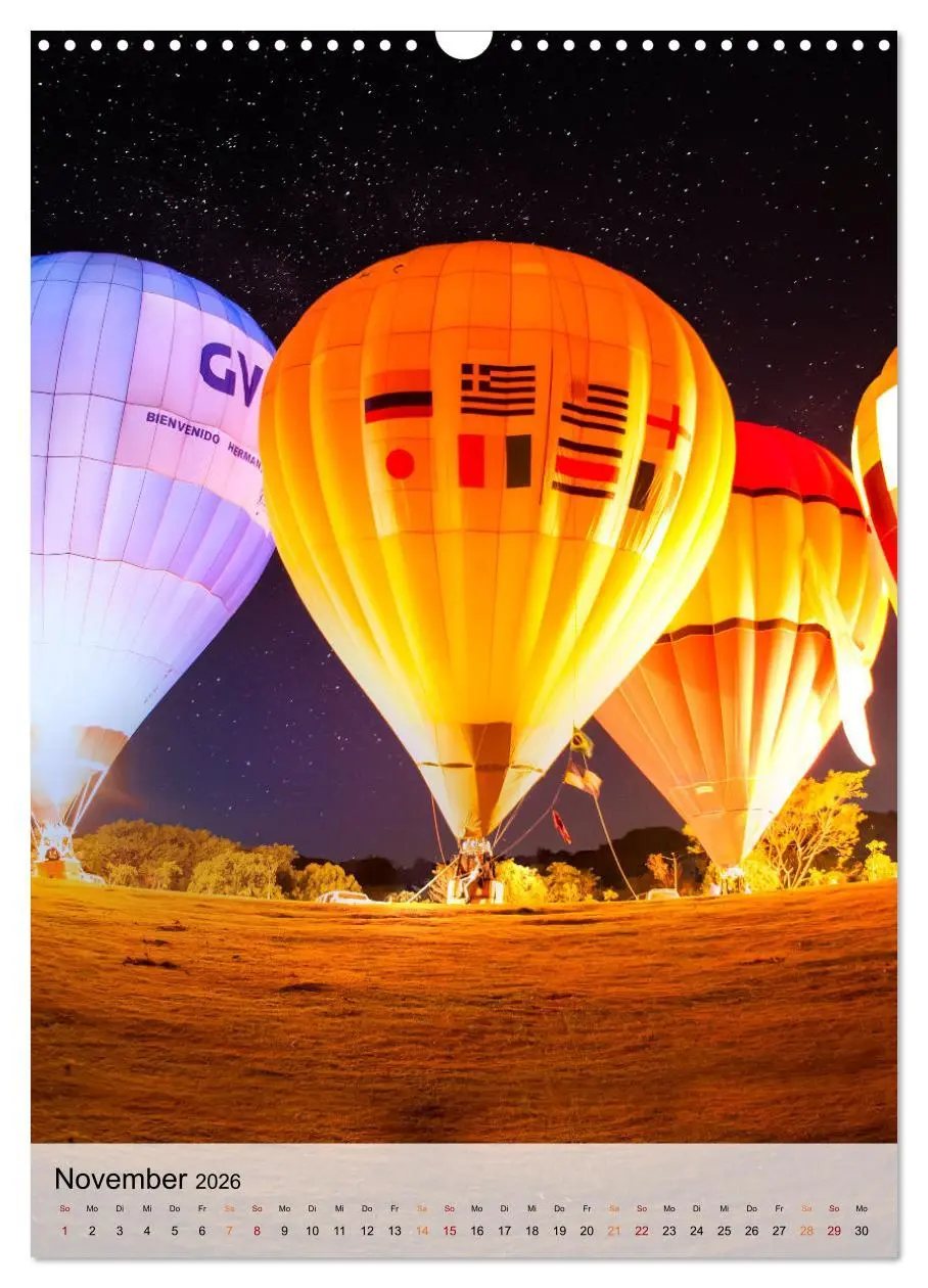 Bild: 9783516368574 | Ballon fahren - mein Traum (Wandkalender 2026 DIN A3 hoch),...