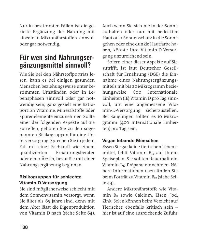 Bild: 9783747108574 | Vitamine, Mineralstoffe, Spurenelemente | Angela Bechthold (u. a.)