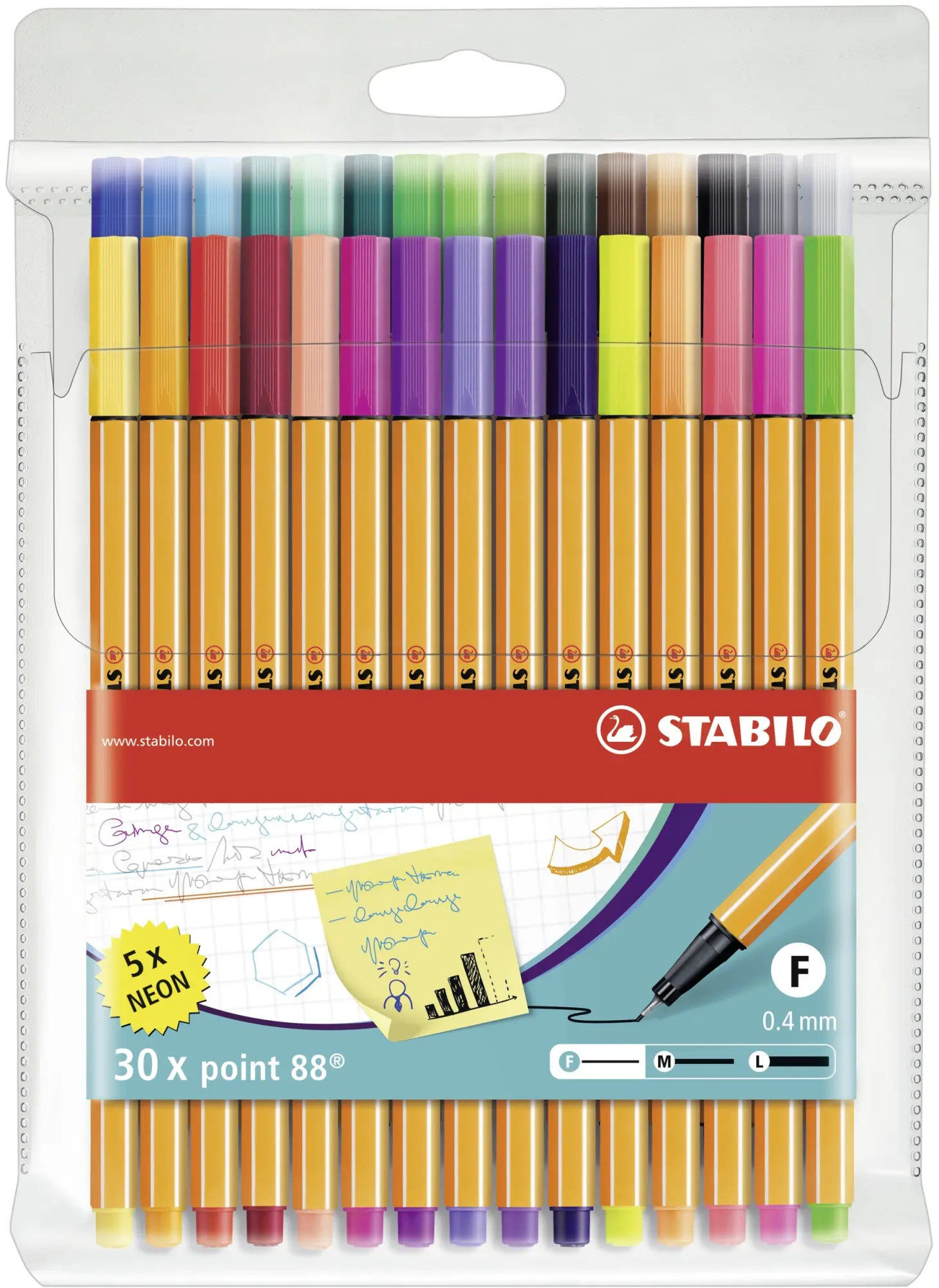 Cover: 4006381438674 | STABILO P88 ETUI 30ST | STABILO point 88 | 8830-1 | 2019 | Stabilo