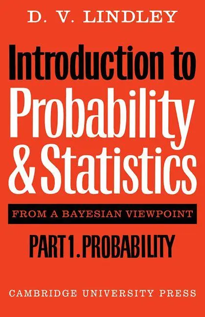 Cover: 9780521298674 | Introduction to Probability and Statistics from a Bayesian...