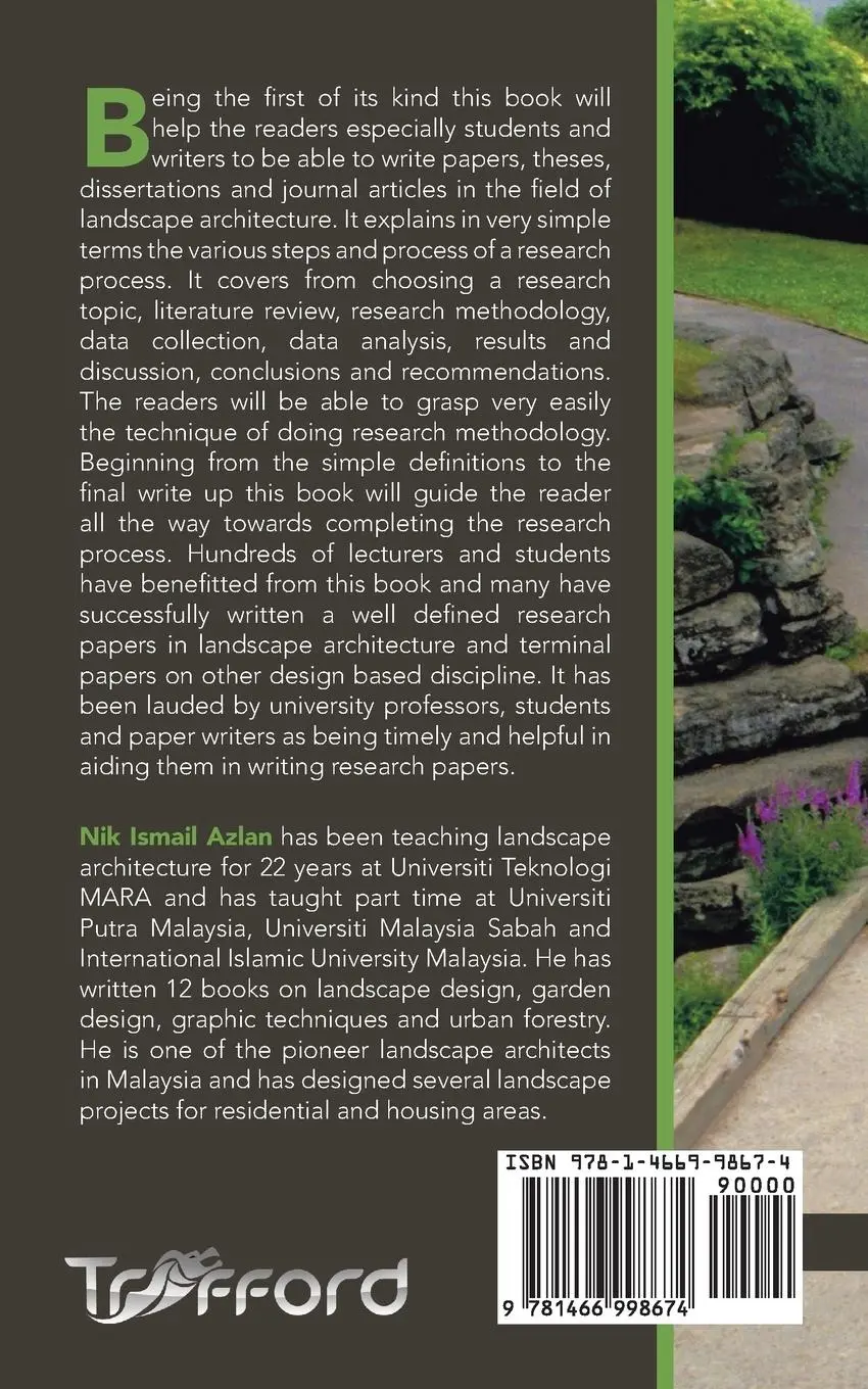 Rückseite: 9781466998674 | Research Methodology in Landscape Architecture | Nik Ismail Azlan