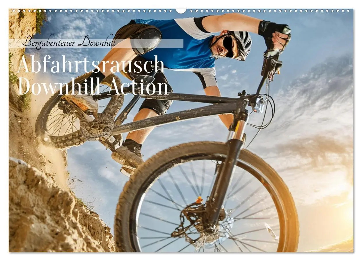 Cover: 9783457408674 | Abfahrtsrausch Downhill Aktion (Wandkalender 2026 DIN A2 quer),...