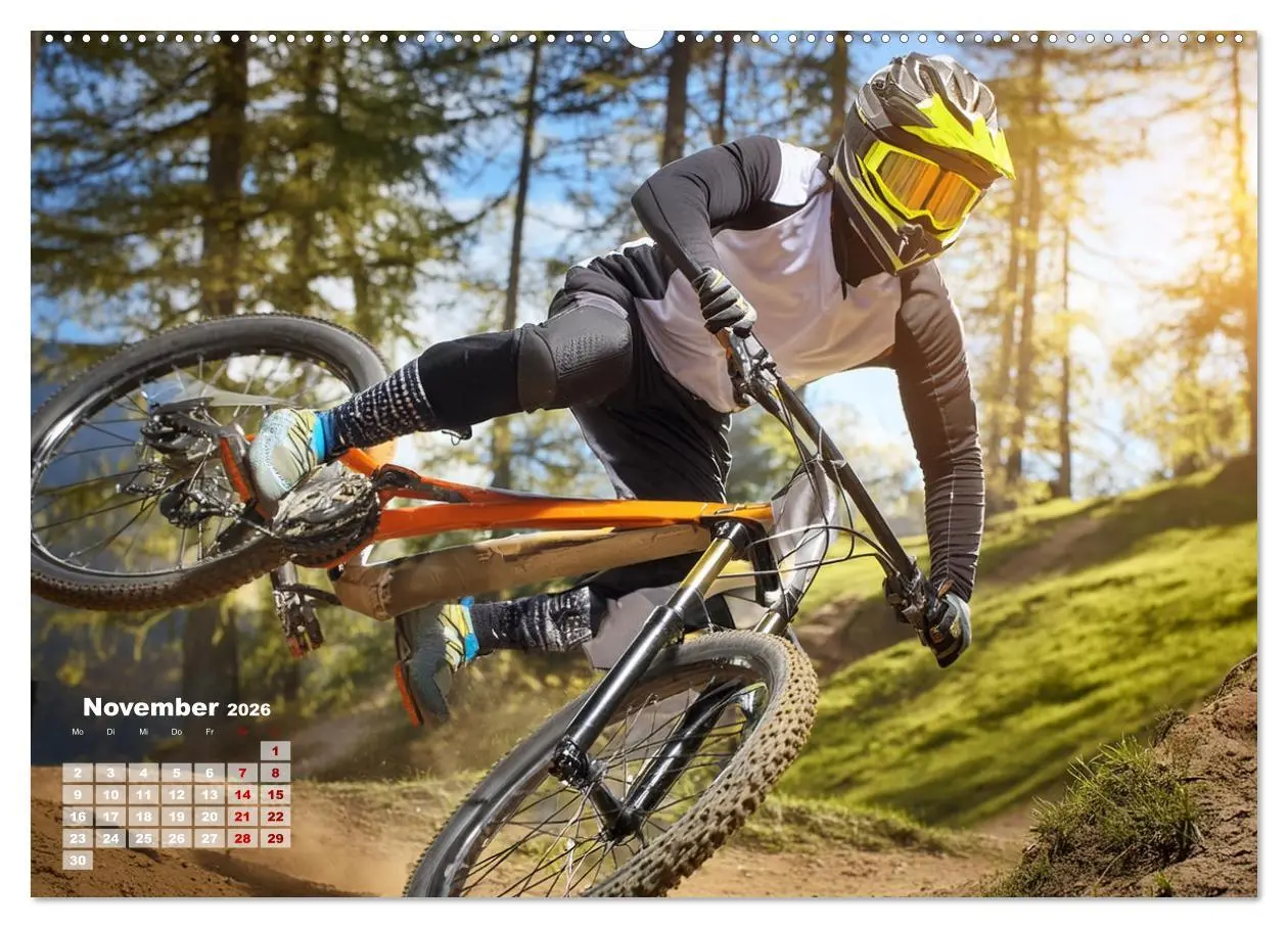 Bild: 9783457408674 | Abfahrtsrausch Downhill Aktion (Wandkalender 2026 DIN A2 quer),...