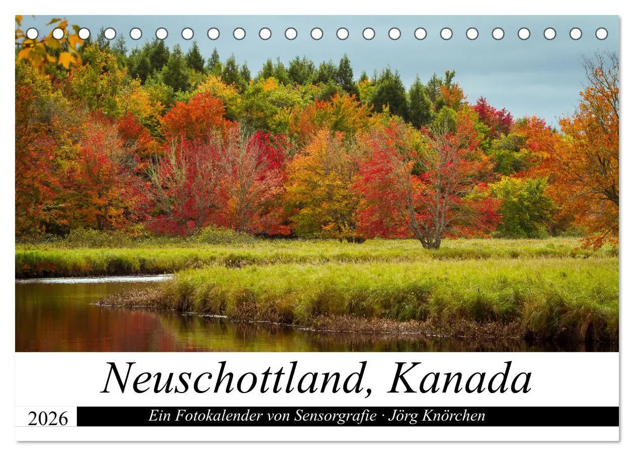 Cover: 9783457648674 | Neuschottland, Kanada (Tischkalender 2026 DIN A5 quer), CALVENDO...