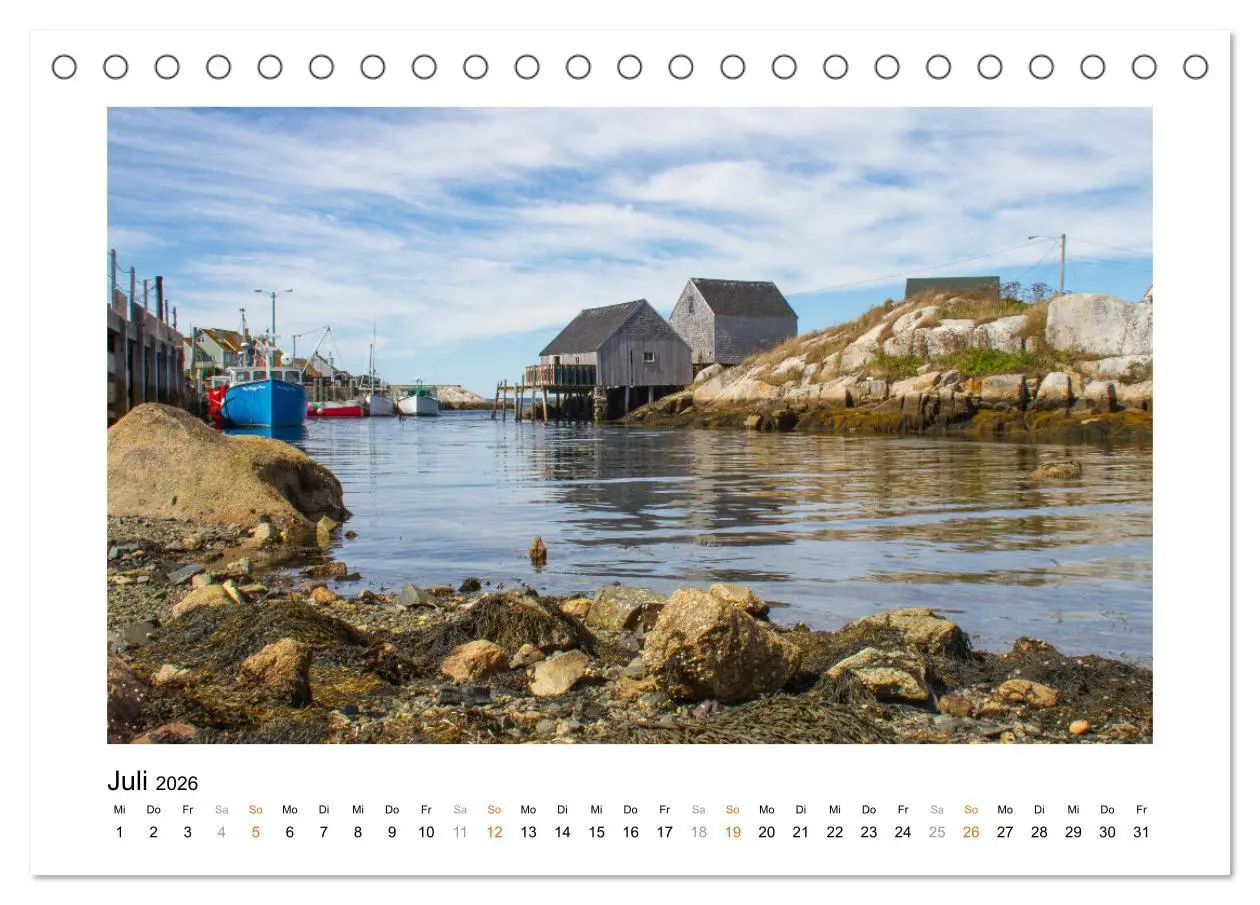 Bild: 9783457648674 | Neuschottland, Kanada (Tischkalender 2026 DIN A5 quer), CALVENDO...