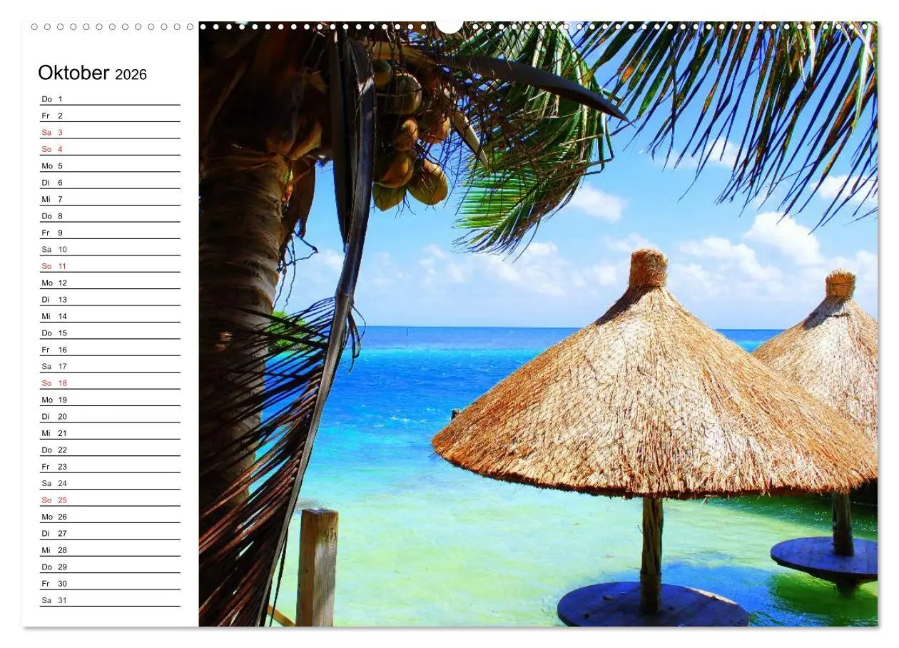 Bild: 9783457958674 | Traumstrände in der Karibik (hochwertiger Premium Wandkalender 2026...
