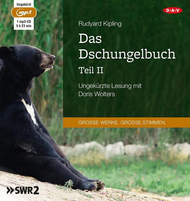 Cover: 9783862318674 | Das Dschungelbuch. Tl.2, 1 Audio-CD, 1 MP3 | Rudyard Kipling | CD