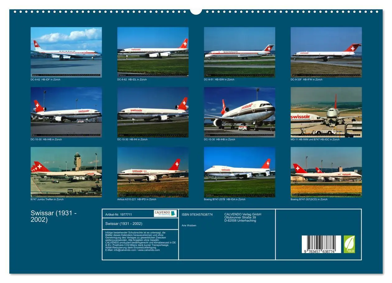Bild: 9783457638774 | Swissar (1931 - 2002) (Wandkalender 2026 DIN A2 quer), CALVENDO...