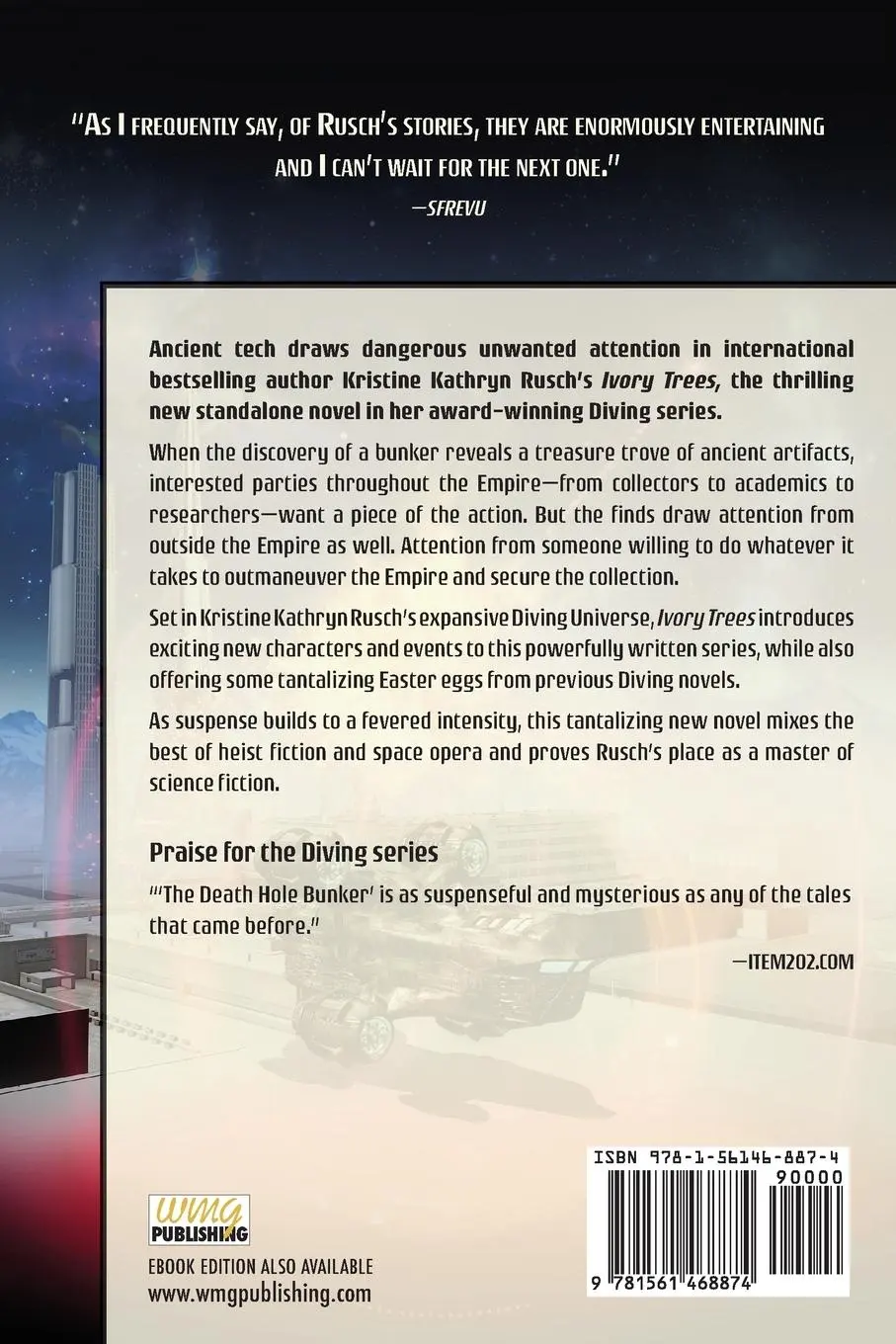 Rückseite: 9781561468874 | Ivory Trees | A Diving Universe Novel | Kristine Kathryn Rusch | Buch