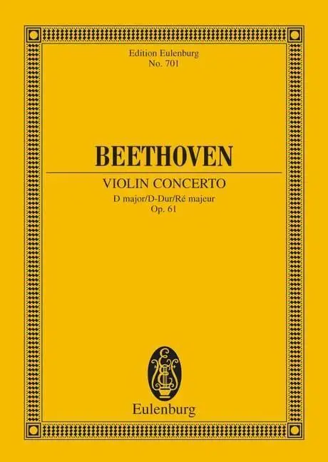 Cover: 9783795768874 | Violin Concerto In D Major Op.61 | Ludwig van Beethoven (u. a.) | Buch Cover: 9783795768874 | Violin Concerto In D Major Op.61 | Ludwig van Beethoven (u. a.) | Buch