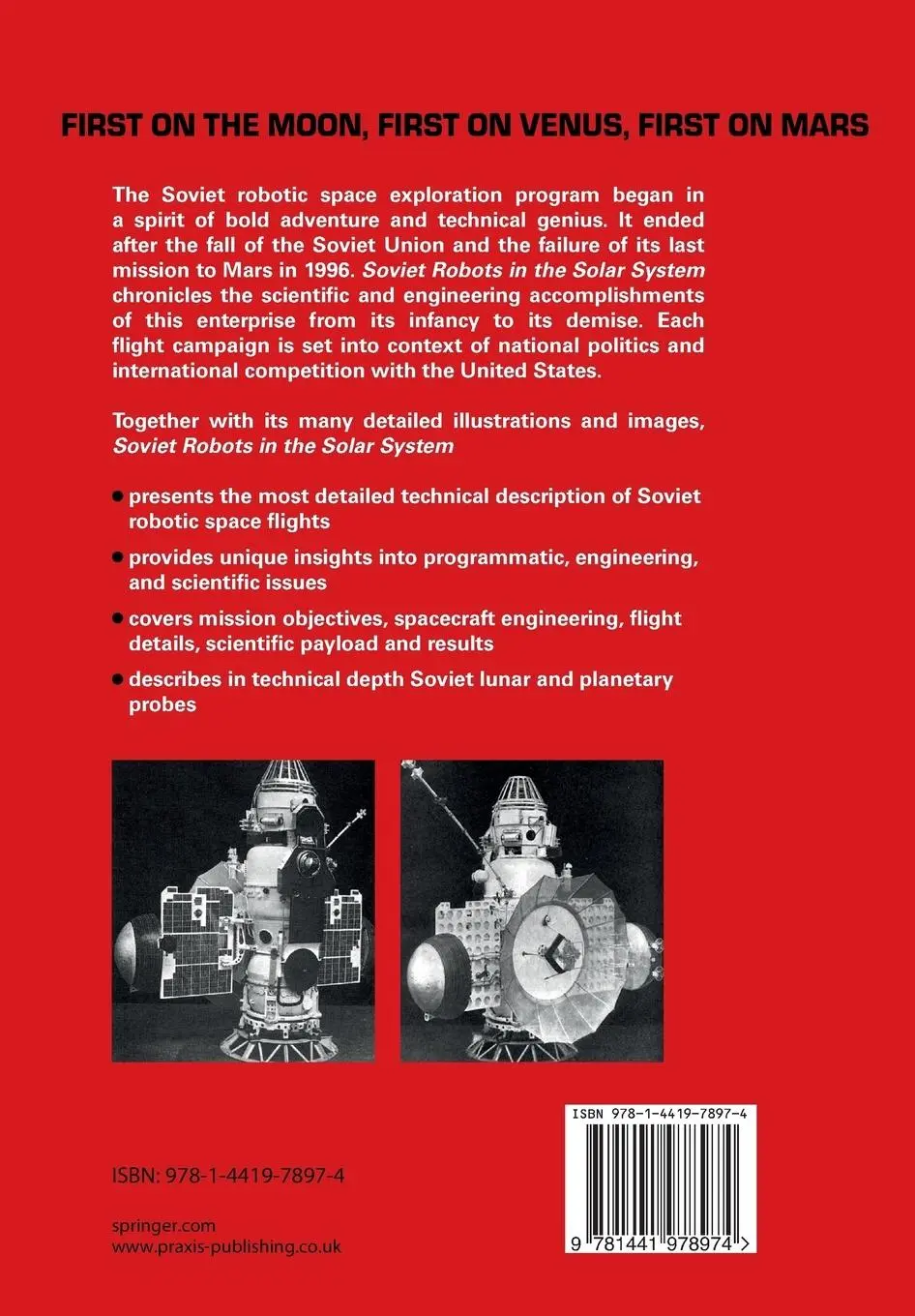 Rückseite: 9781441978974 | Soviet Robots in the Solar System | Mikhail Ya Marov (u. a.) | Buch