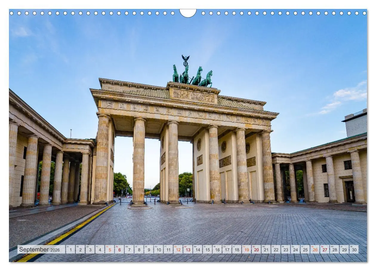 Bild: 9783457618974 | Berlin Stadtspaziergang (Wandkalender 2026 DIN A3 quer), CALVENDO...