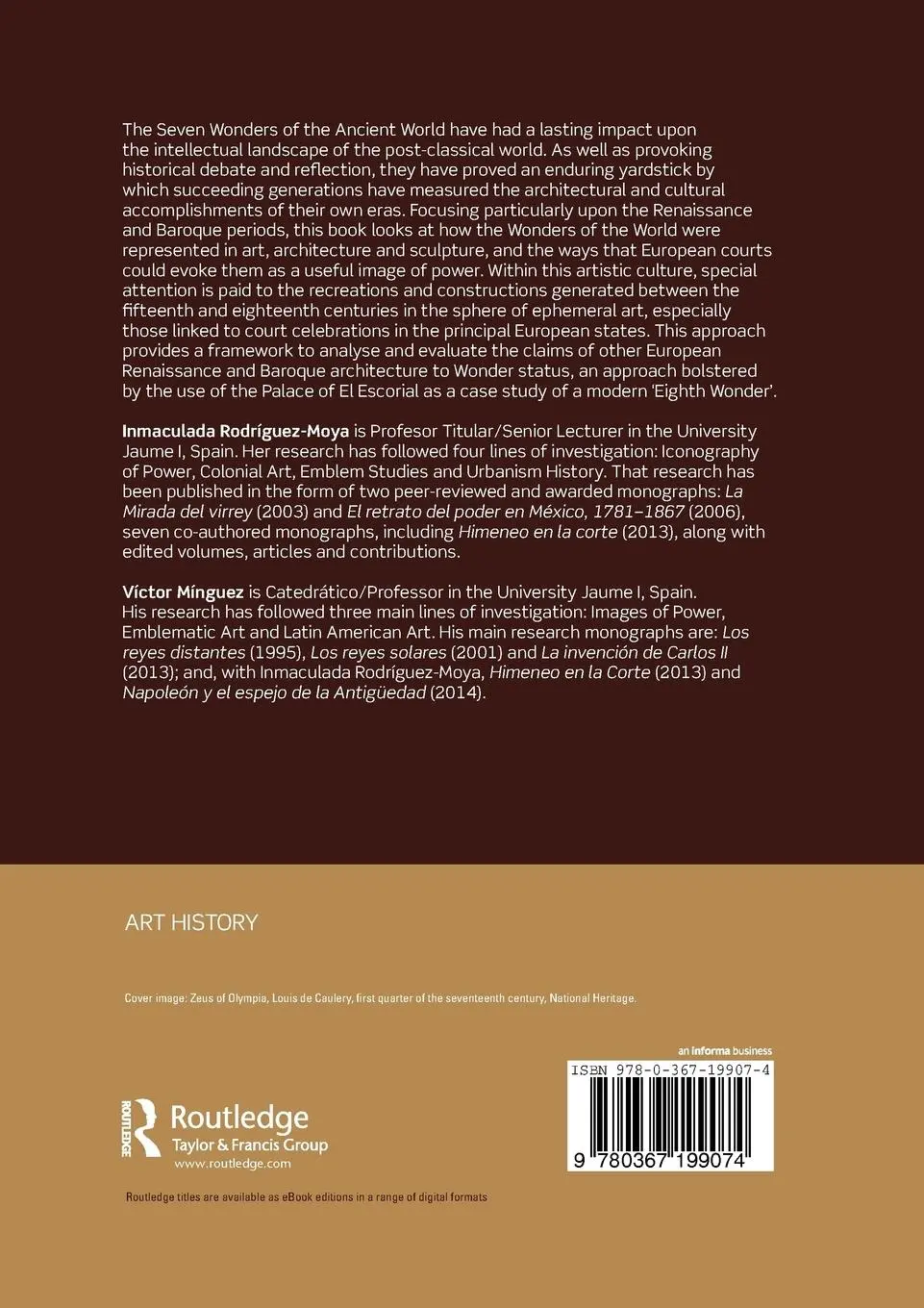 Rückseite: 9780367199074 | The Seven Ancient Wonders in the Early Modern World | Taschenbuch