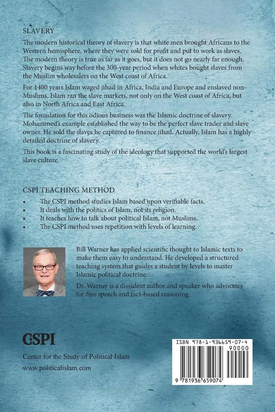 Rückseite: 9781936659074 | The Doctrine of Slavery | Bill Warner | Taschenbuch | Englisch | 2010