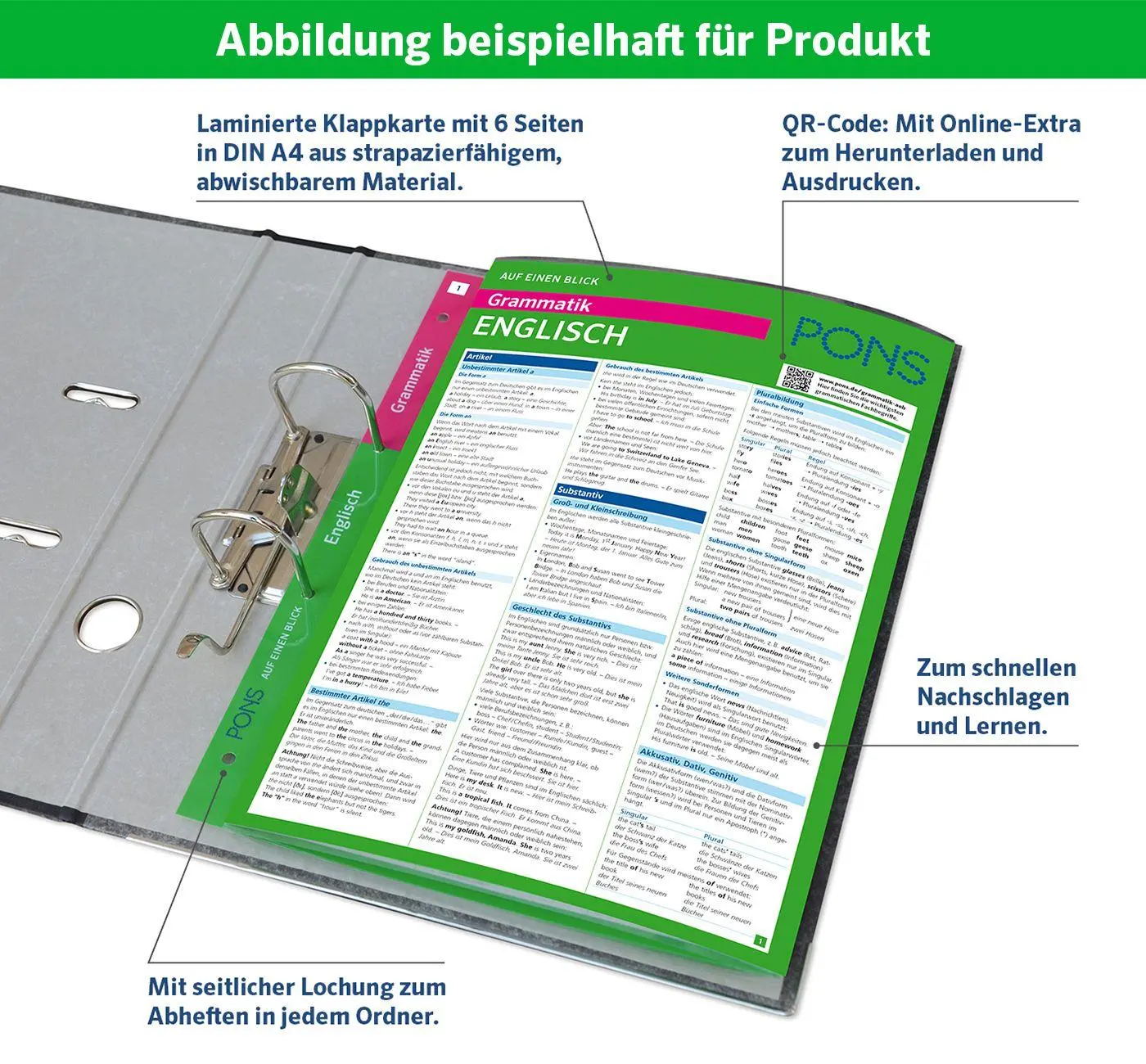 Bild: 9783125619074 | PONS Grammatik auf einen Blick Latein | Buch | PONS Auf einen Blick