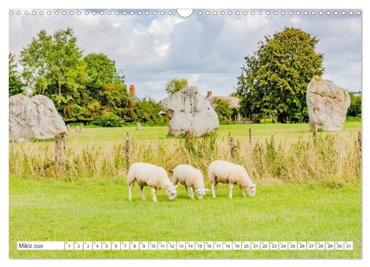Bild: 9783457749074 | Die englischen Cotswolds (Wandkalender 2026 DIN A3 quer), CALVENDO...