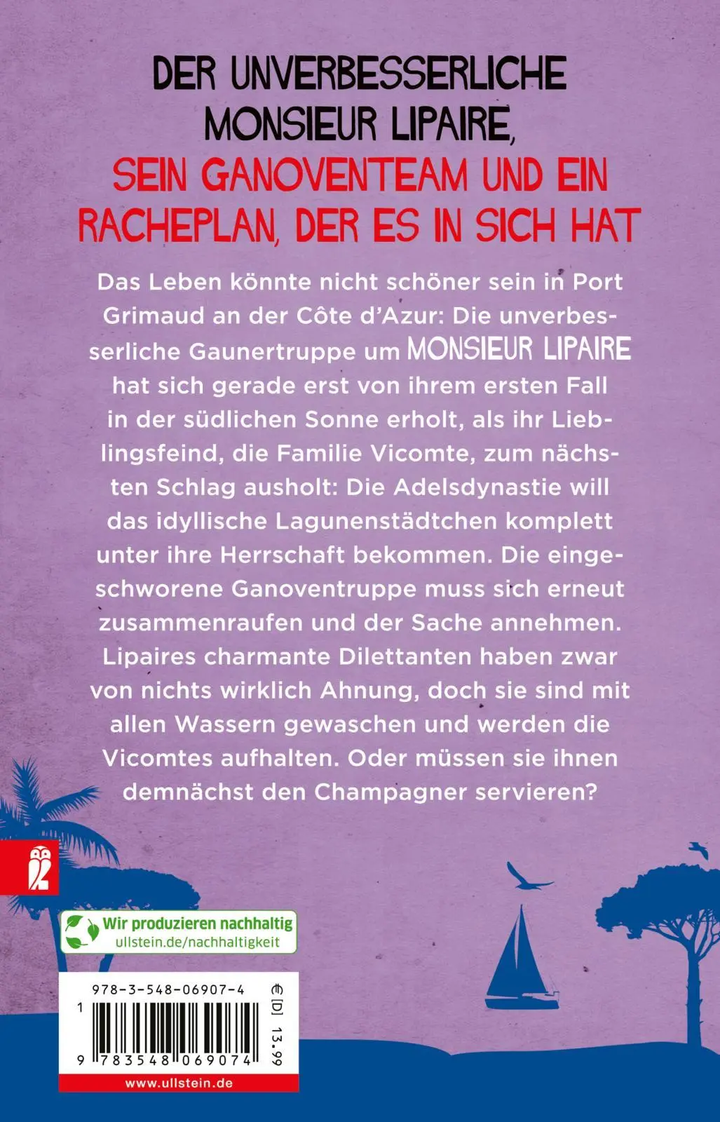 Rückseite: 9783548069074 | Die Unverbesserlichen - Die Revanche des Monsieur Lipaire | Buch