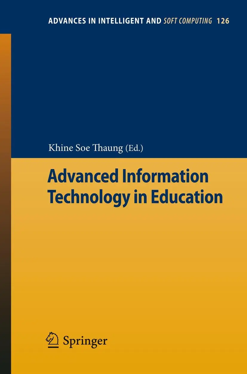 Cover: 9783642259074 | Advanced Information Technology in Education | Khine Soe Thaung | Buch
