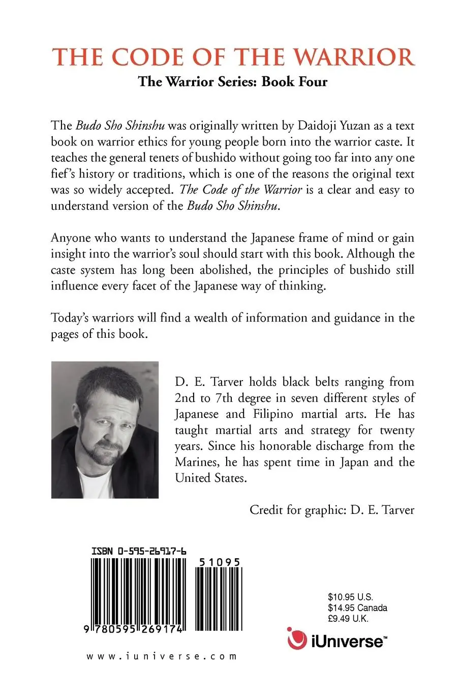 Rückseite: 9780595269174 | The Code of the Warrior | Daidoji Yuzan | Daidoji Yuzan (u. a.) | Buch