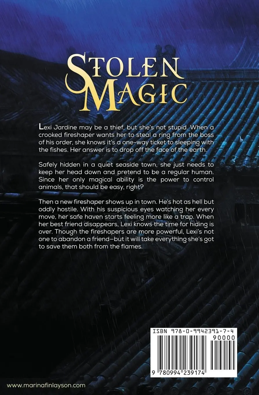Rückseite: 9780994239174 | Stolen Magic | Marina Finlayson | Taschenbuch | Englisch | 2016