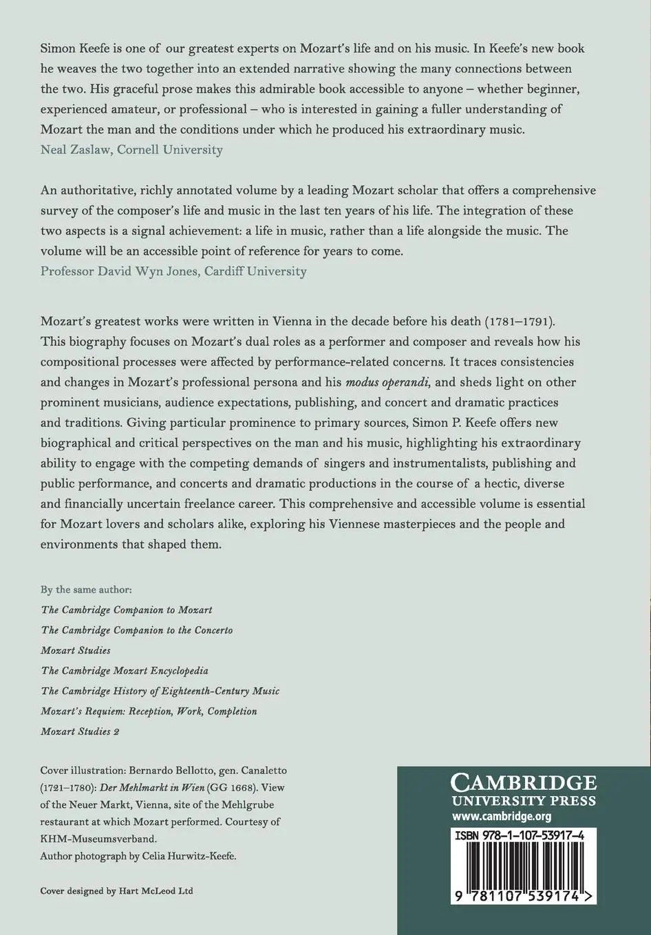 Rückseite: 9781107539174 | Mozart in Vienna | Simon P. Keefe | Taschenbuch | Englisch | 2020