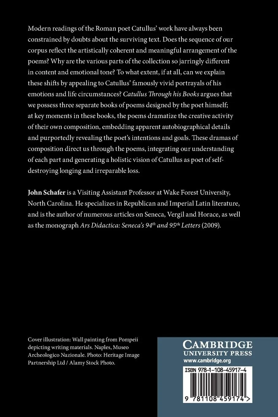 Rückseite: 9781108459174 | Catullus Through His Books | Dramas of Composition | Schafer | Buch