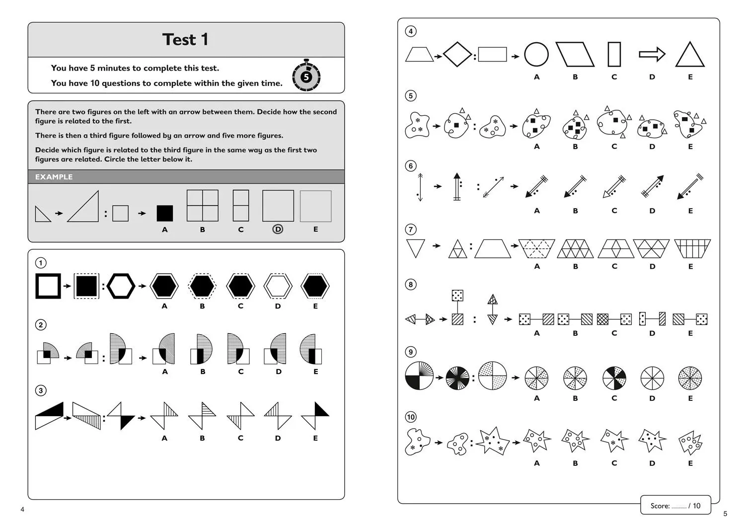 Bild: 9781844199174 | 11+ Non-Verbal Reasoning Quick Practice Tests Age 10-11 (Year 6)...