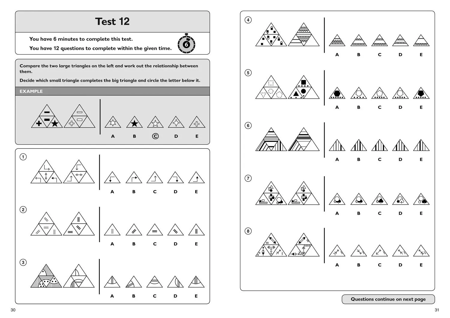 Bild: 9781844199174 | 11+ Non-Verbal Reasoning Quick Practice Tests Age 10-11 (Year 6)...