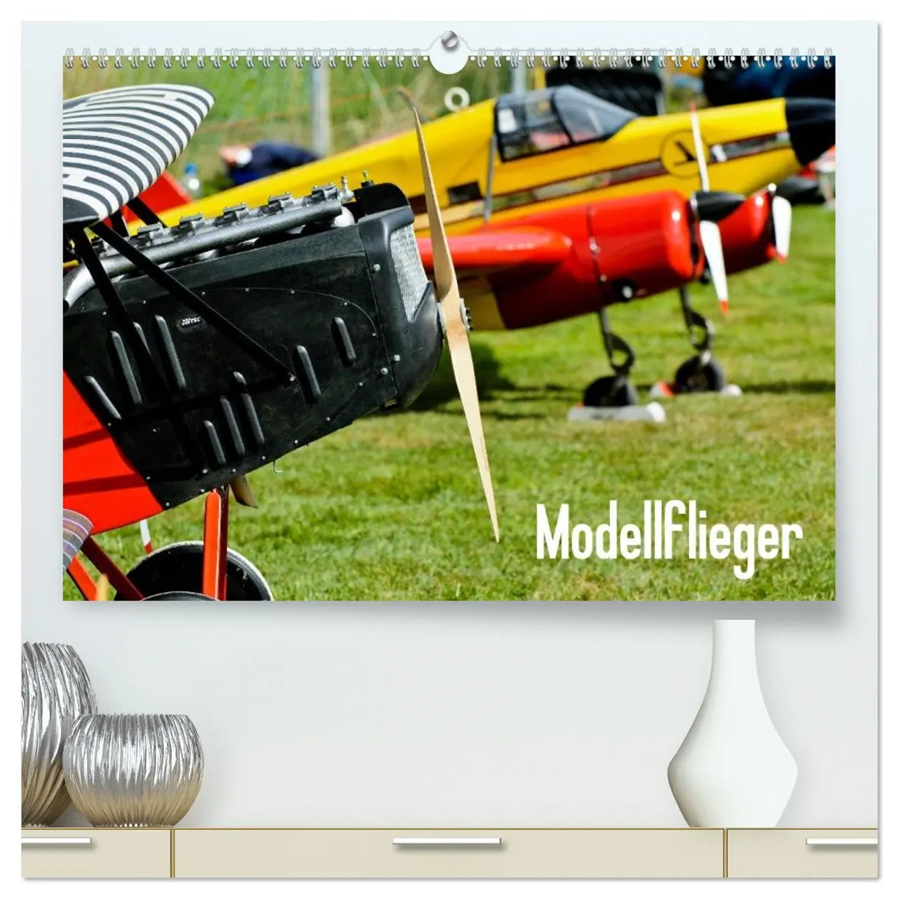Cover: 9783516139174 | Modellflieger (hochwertiger Premium Wandkalender 2026 DIN A2 quer),...