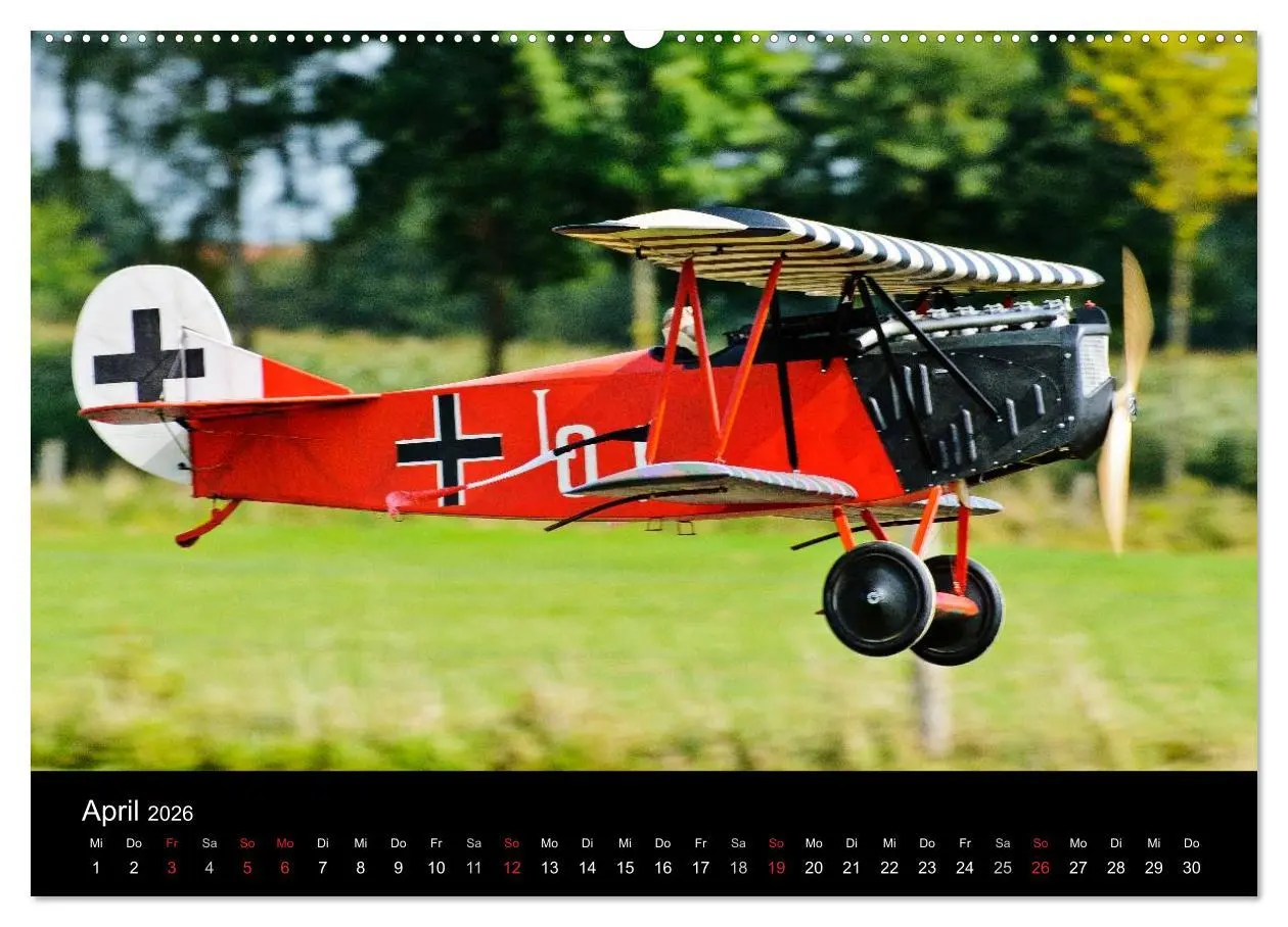 Bild: 9783516139174 | Modellflieger (hochwertiger Premium Wandkalender 2026 DIN A2 quer),...