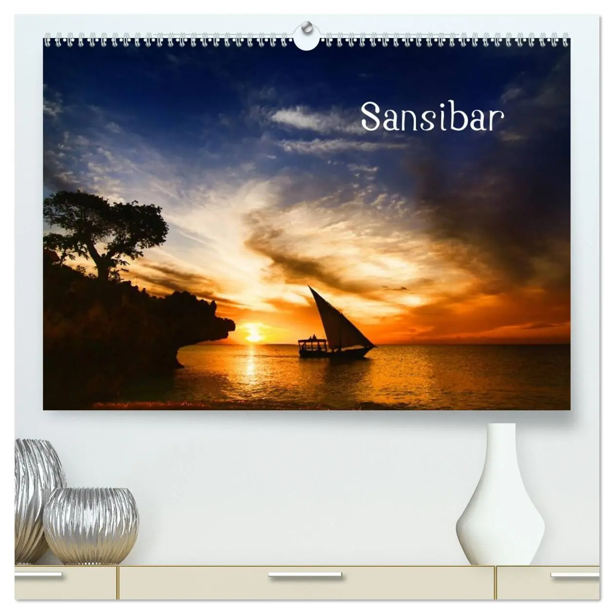 Cover: 9783516209174 | Sansibar (hochwertiger Premium Wandkalender 2026 DIN A2 quer),...