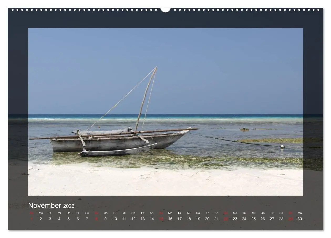 Bild: 9783516209174 | Sansibar (hochwertiger Premium Wandkalender 2026 DIN A2 quer),...